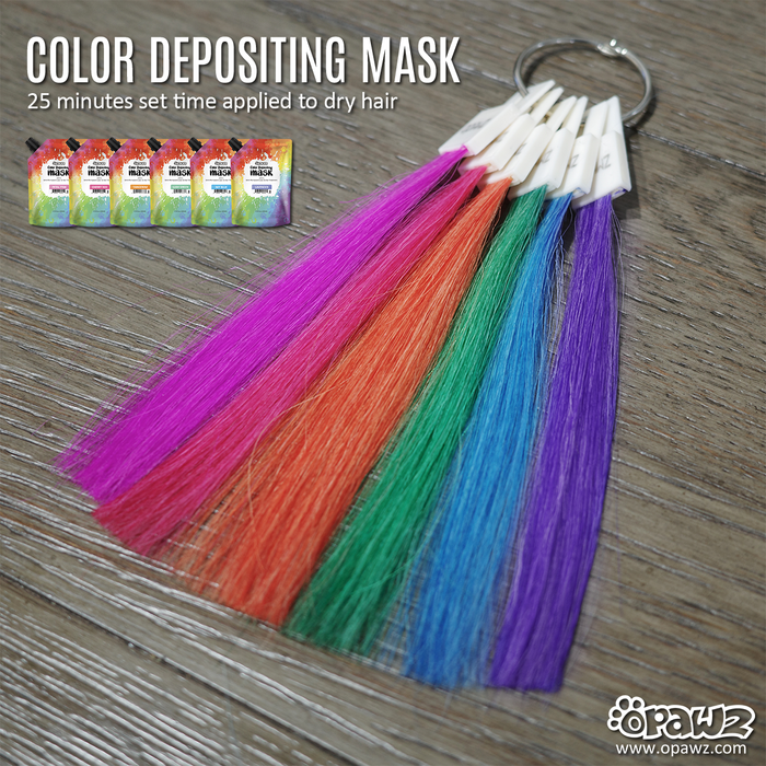 Masque de dépôt de couleur OPAWZ, pack économique de 4 couleurs (VP47)