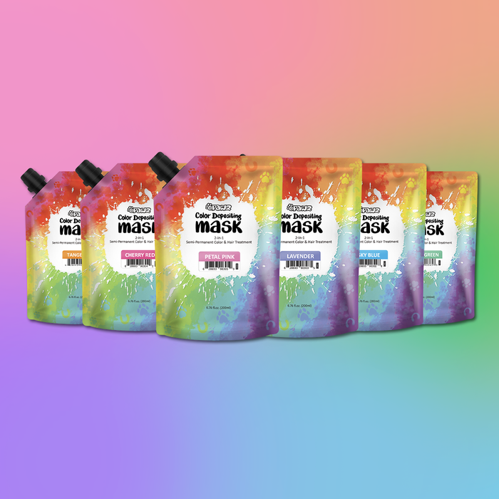 Masque de dépôt de couleur OPAWZ, pack économique de 4 couleurs (VP47)