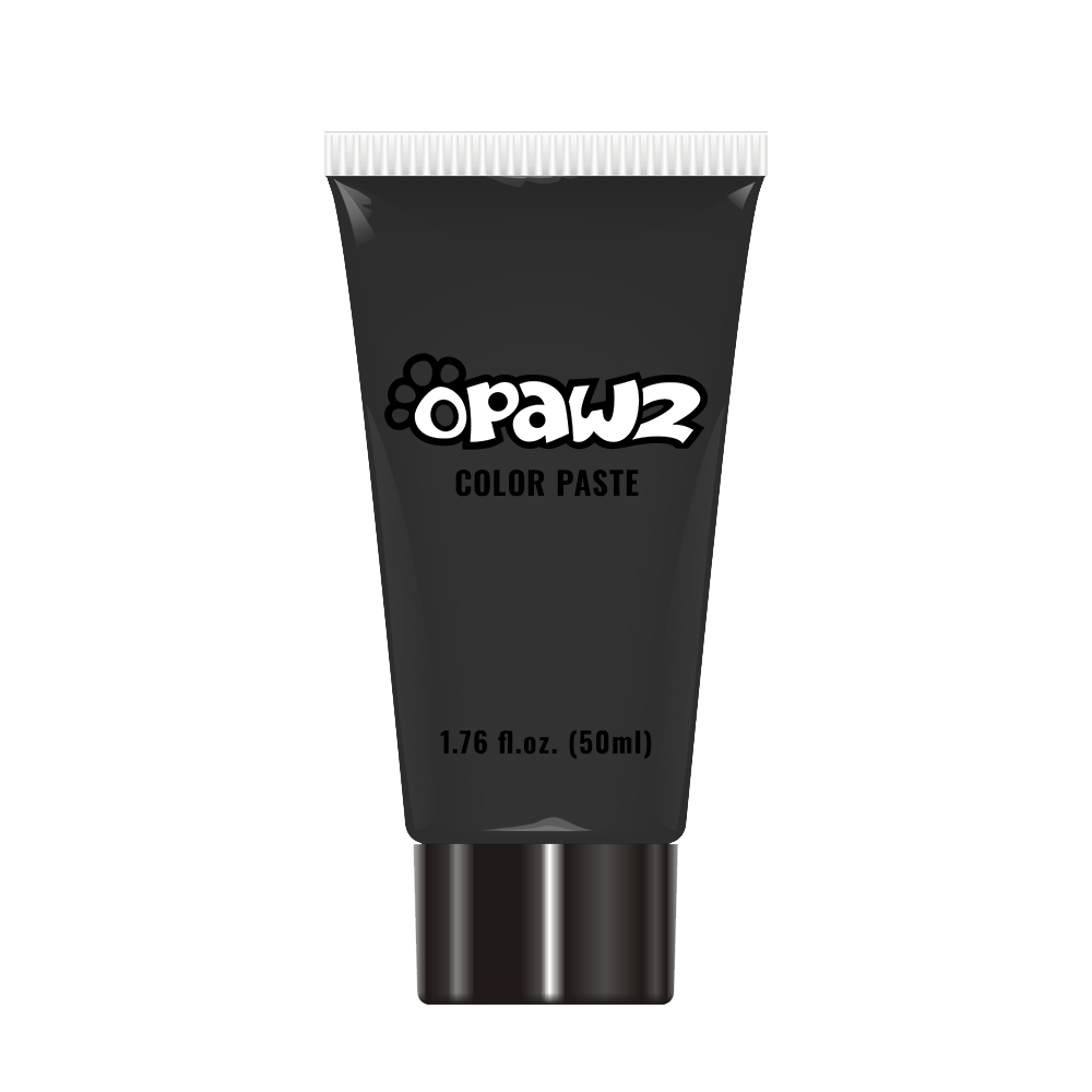 Temporary Black Color Paste For Pet Hair Coloring - Washes Out