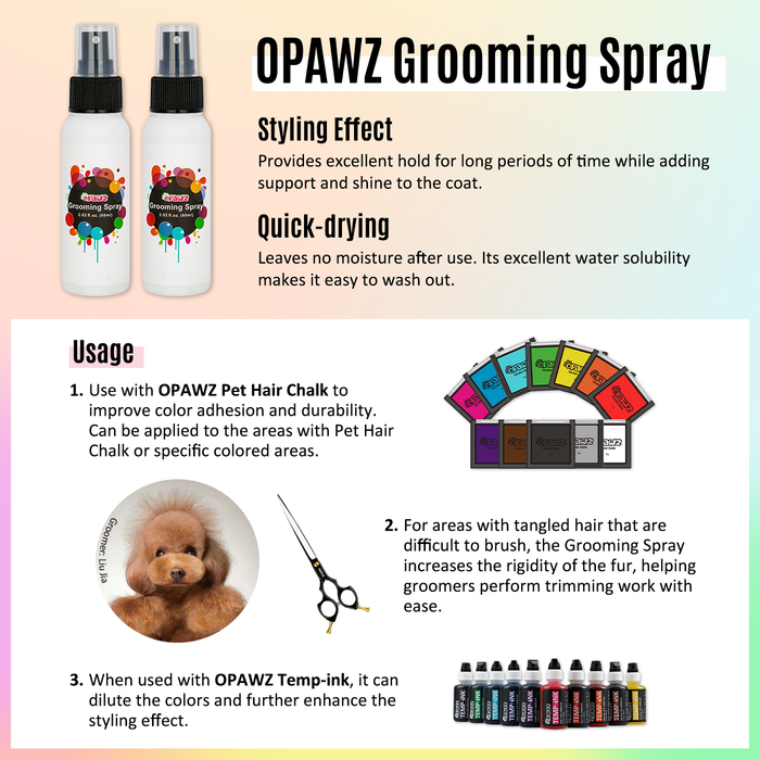 Spray de aseo OPAWZ, 2.02 oz. 60ml (PH02)