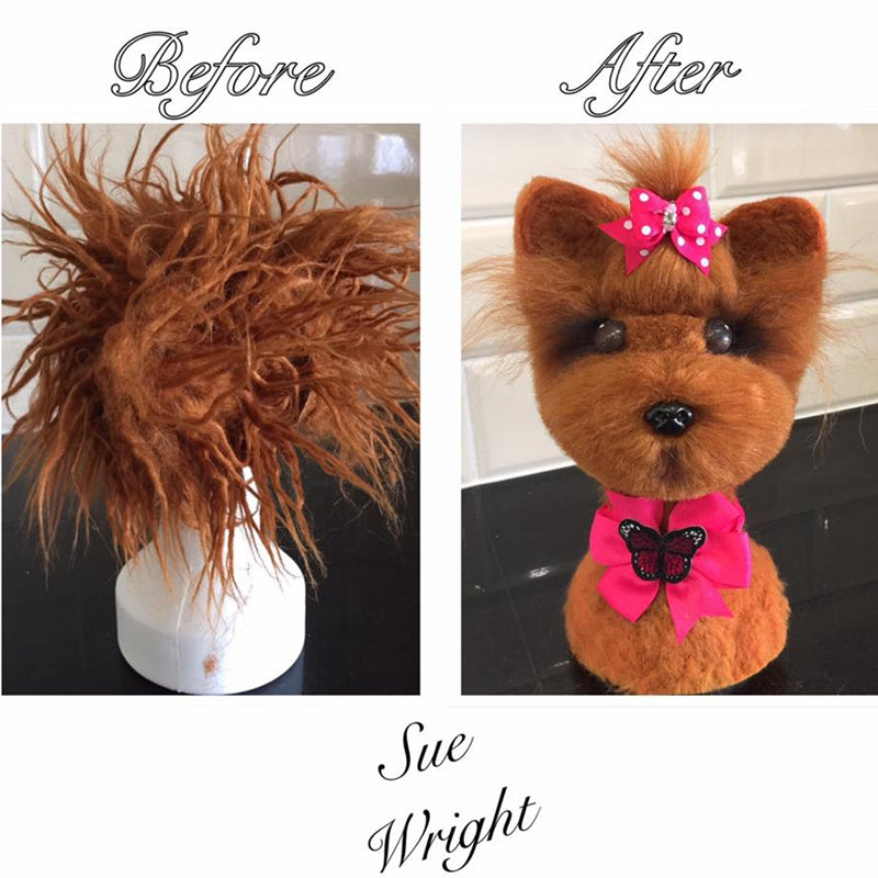 Perruque tête de chien modèle OPAWZ - Marron (DW15)