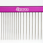 OPAWZ Professional Aluminium Spine Buttercomb - Large (9.65" x 1.58", 69 Teeth) - 03