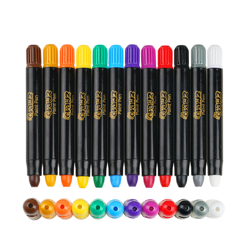 Pet Paint Pens with Glitter - Safe Temporary Pet Color [12 Colors Set] –  OPAWZ