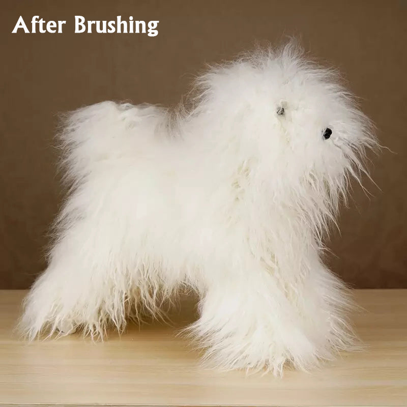 新品　gypsohila Poodle Vest White Full Body White Wig for Toy Poodle Model Dog - Practice Your