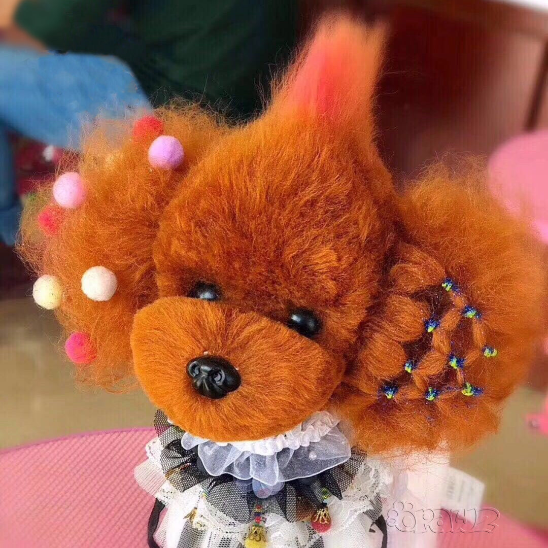 Perruque tête de chien modèle OPAWZ - Marron (DW15)