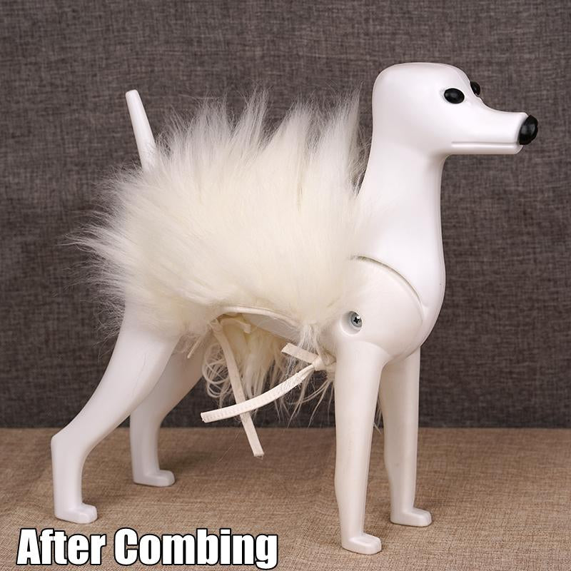 Dog Model Dog Mannequin + Brown Wig for Pet Clip Dog Grooming Practice  Training