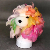 Peluca de cabeza de perro modelo teñible OPAWZ - Blanco (WW03)