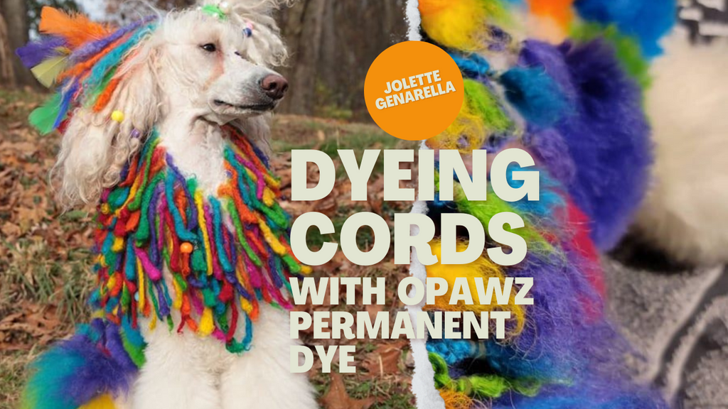 How To Dye Cords With Jolette Genarella | OPAWZ Dog Fur Dyes