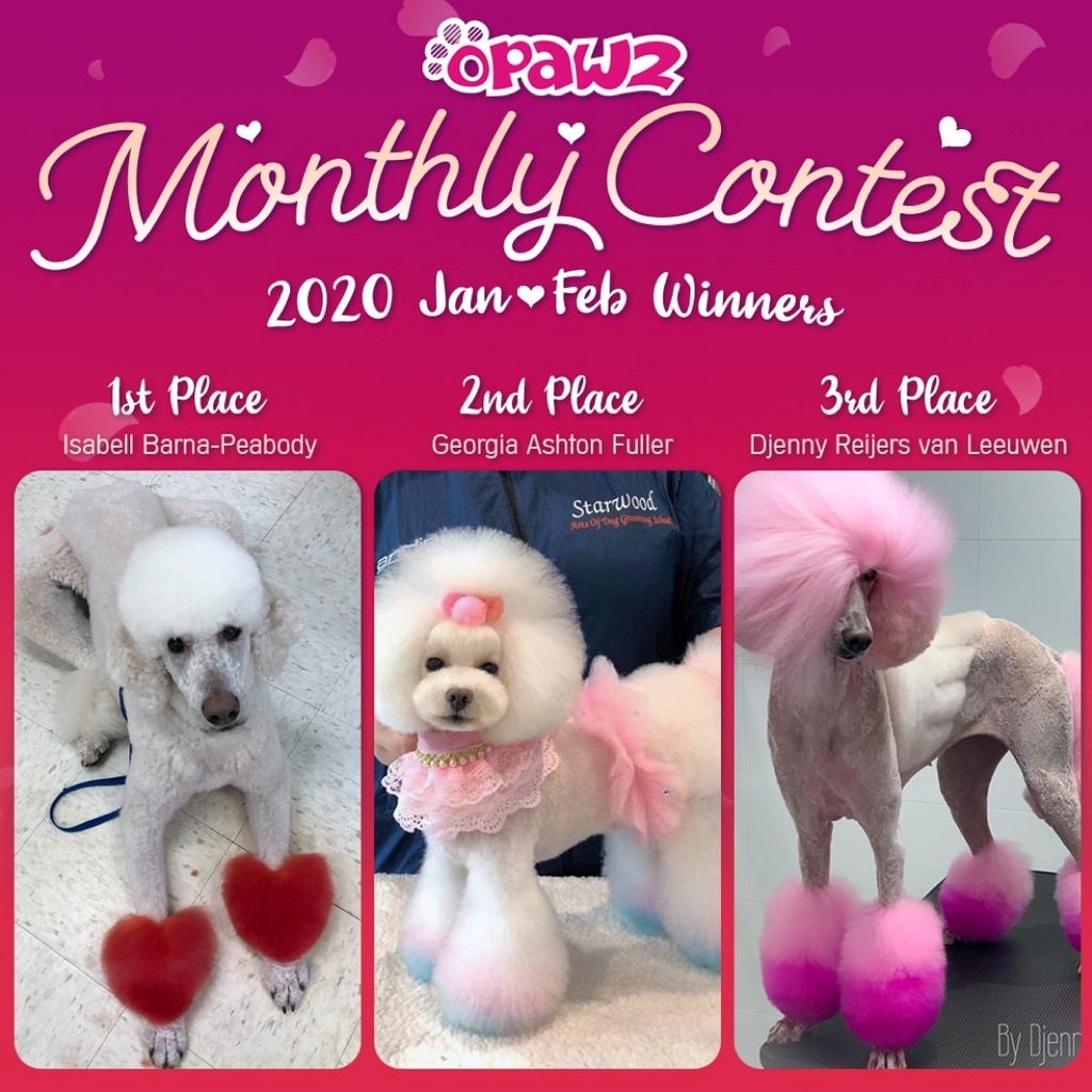 Monthly Grooming Contest Competition Grooming  - OPAWZ.com