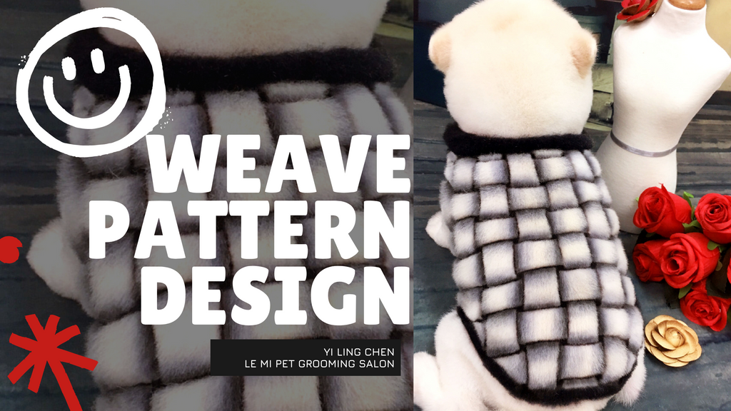 OPAWZ Pet Safe Dye | Weave Pattern Design For Creative Dog Grooming