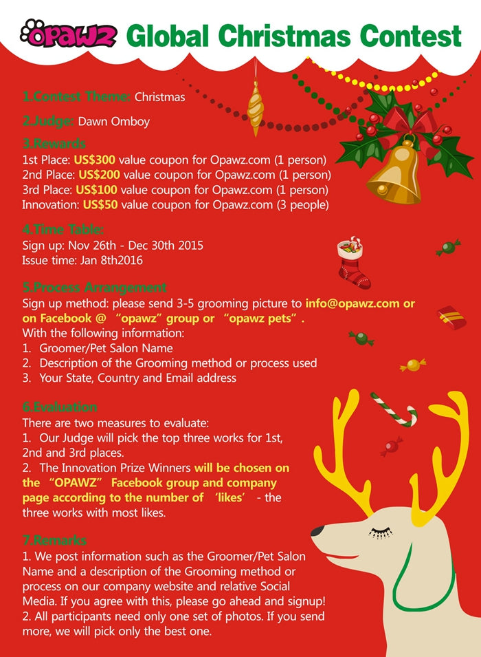 OPAWZ Global Christmas Contest 2015