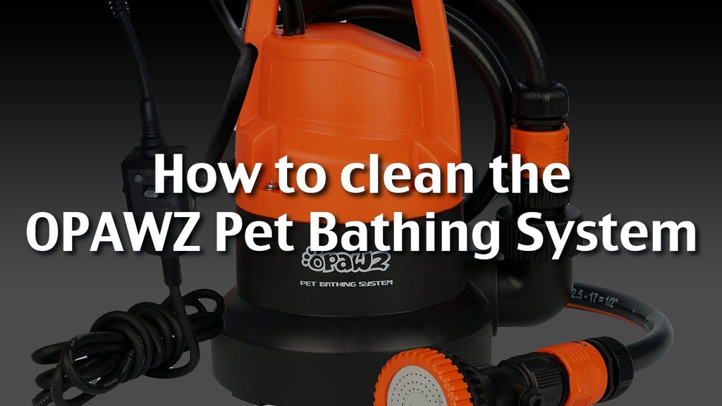 OPAWZ Pet Bathing System - How to Clean The OPAWZ Dog Bathing Machine