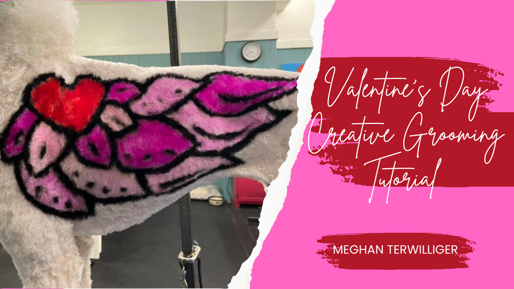 Valentine's Day Creative Dog Grooming Tutorial by Meghan Terwilliger