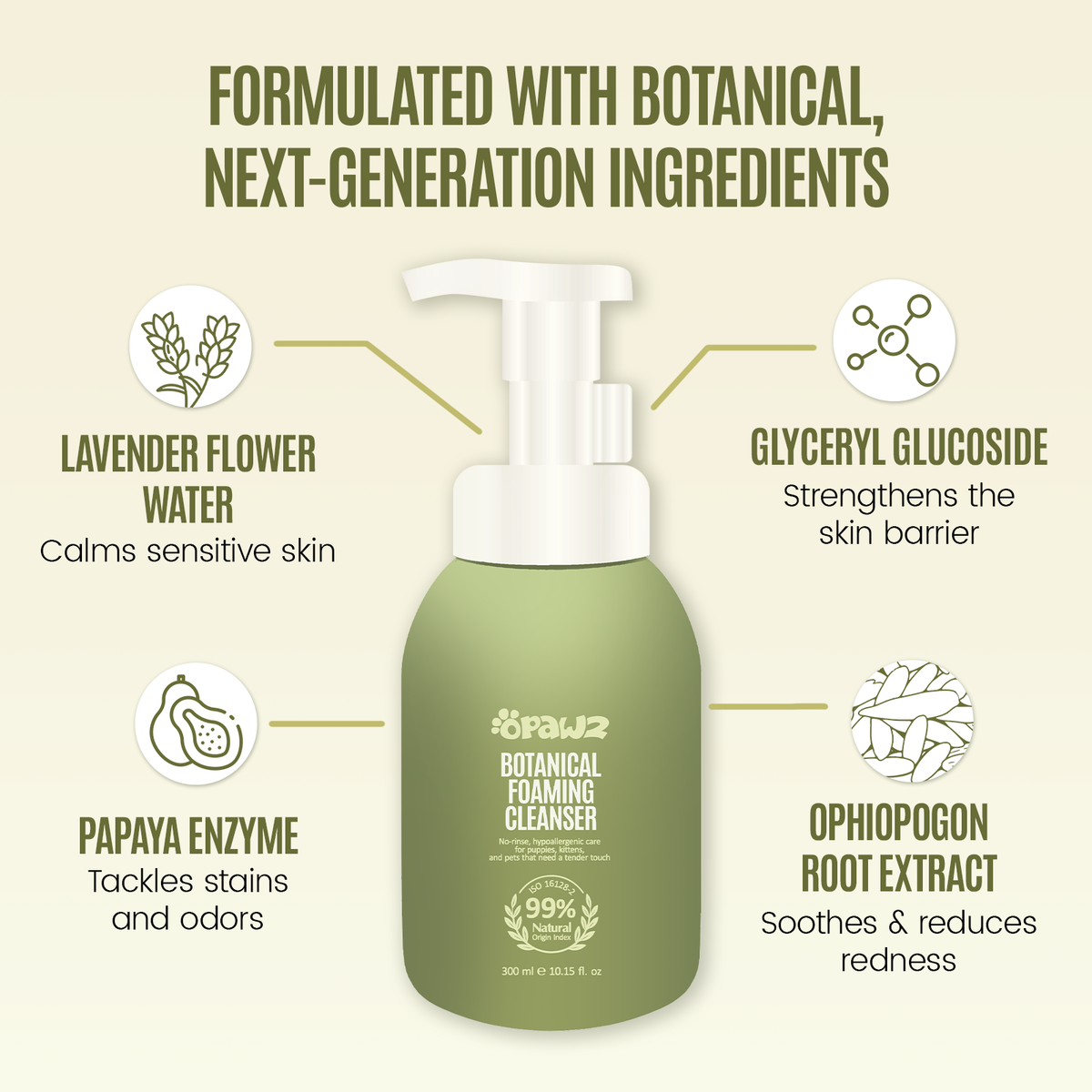 OPAWZ Botanical Foaming Cleanser (coming soon)