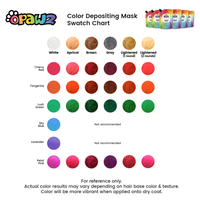 OPAWZ Masque Déposant Couleur - Rouge Cerise - 200 ml (CM04)