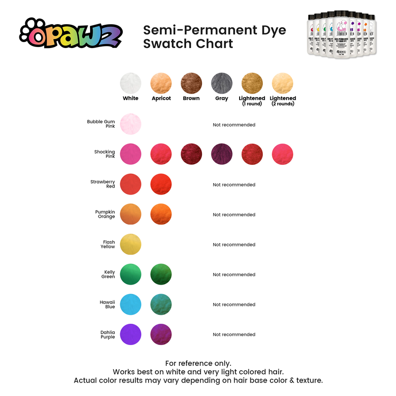 OPAWZ Semi-Permanent Dog Hair Dye - Dahlia Purple
