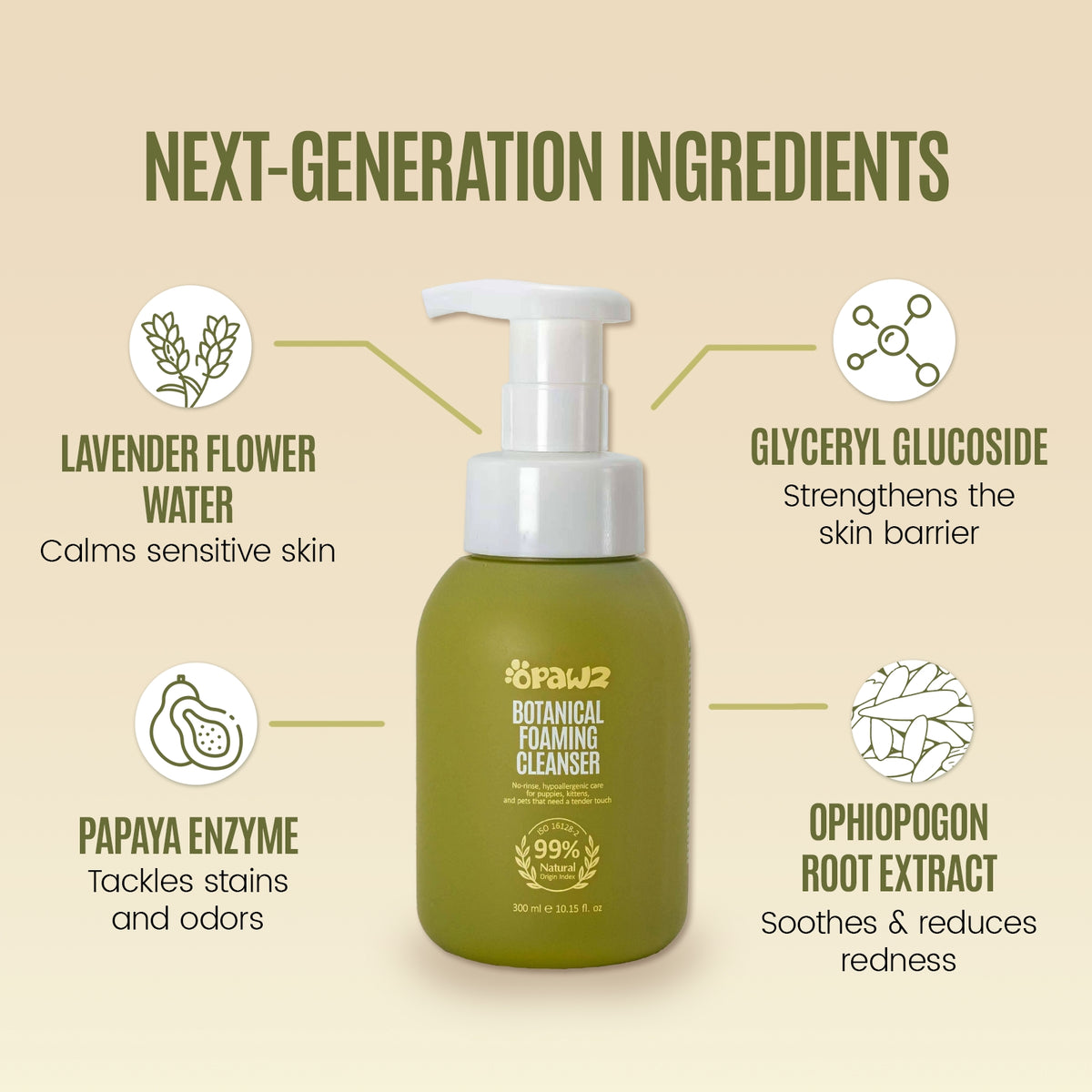 OPAWZ Botanical Foaming Cleanser