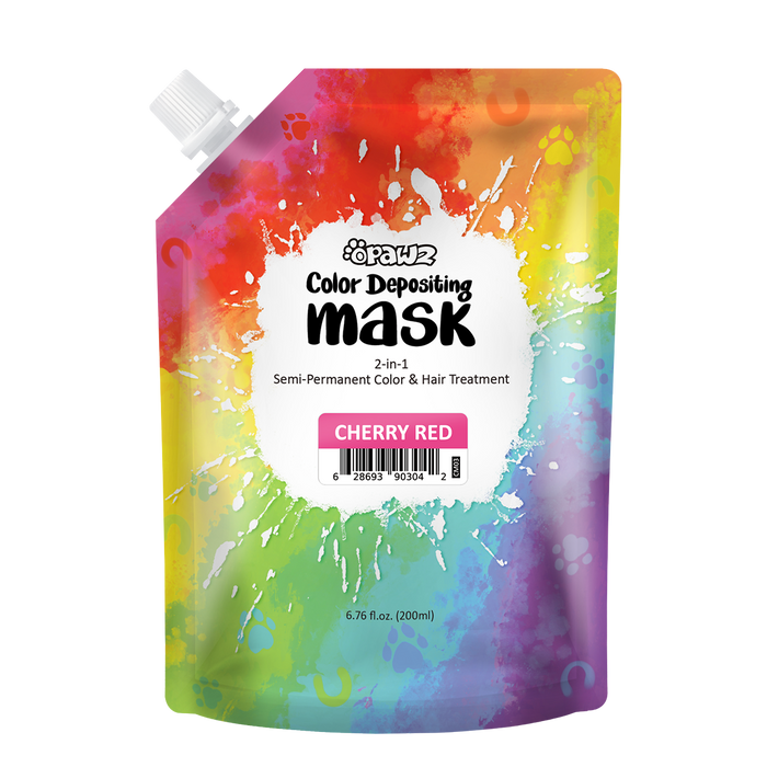 OPAWZ Masque Déposant Couleur - Rouge Cerise - 200 ml (CM04)