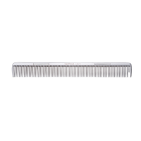 A metal pet comb with 74 teeth, designed for detangling and grooming, with a comb shape and fine detailing on the teeth.