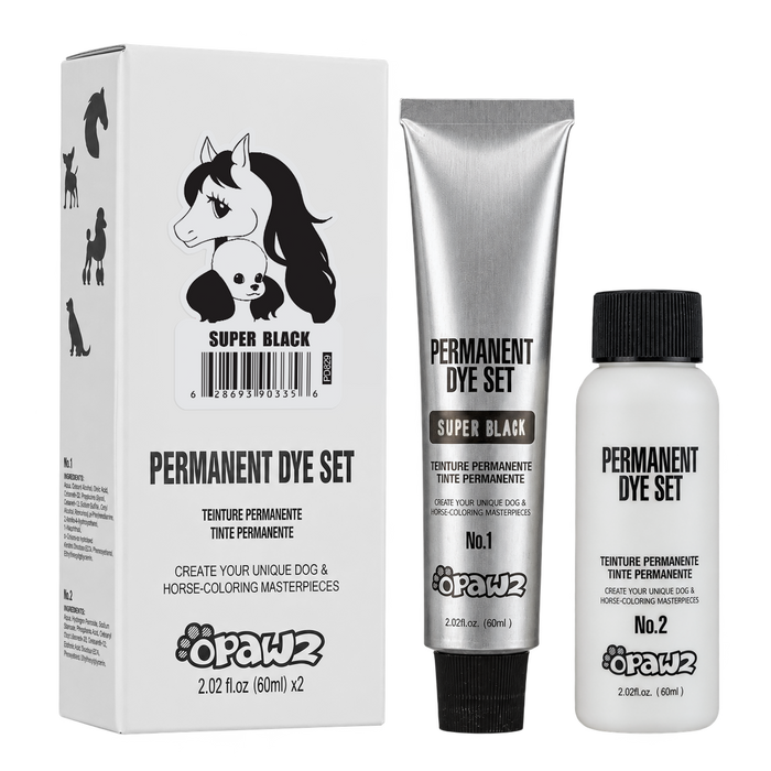 Tinte para pelo de perro-Super Black (PD12)