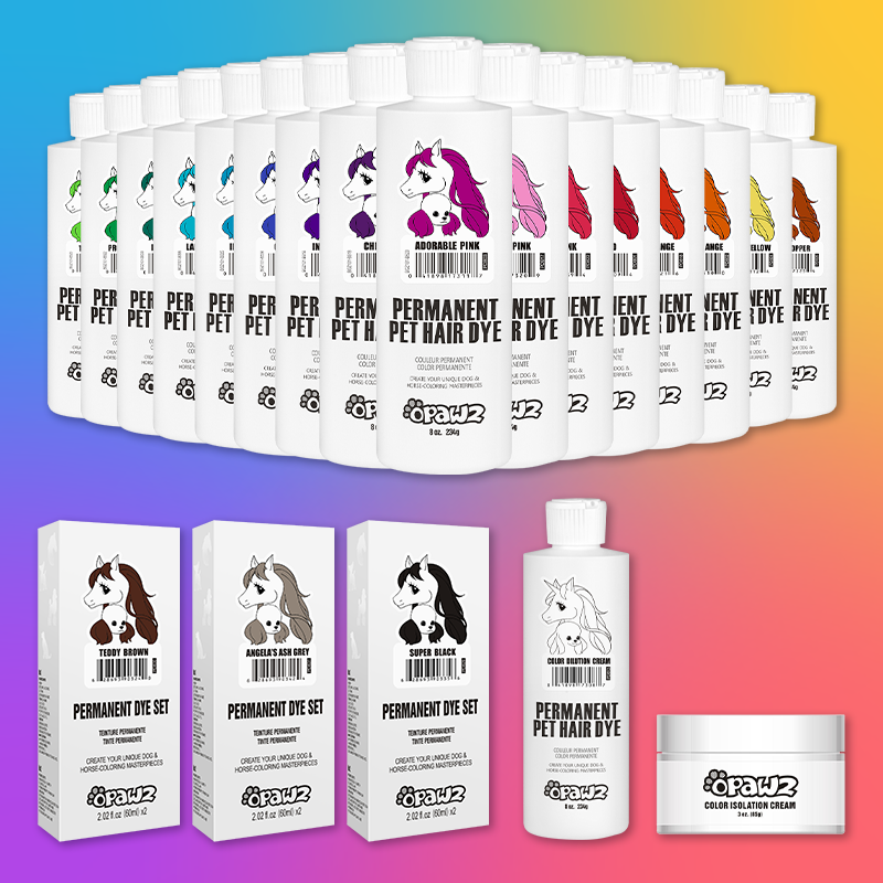 21pcs Dog Dye Groomer Starter Value Pack (VP04)