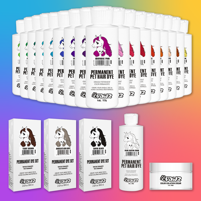 22pcs Dog Dye Groomer Starter Value Pack (VP04)