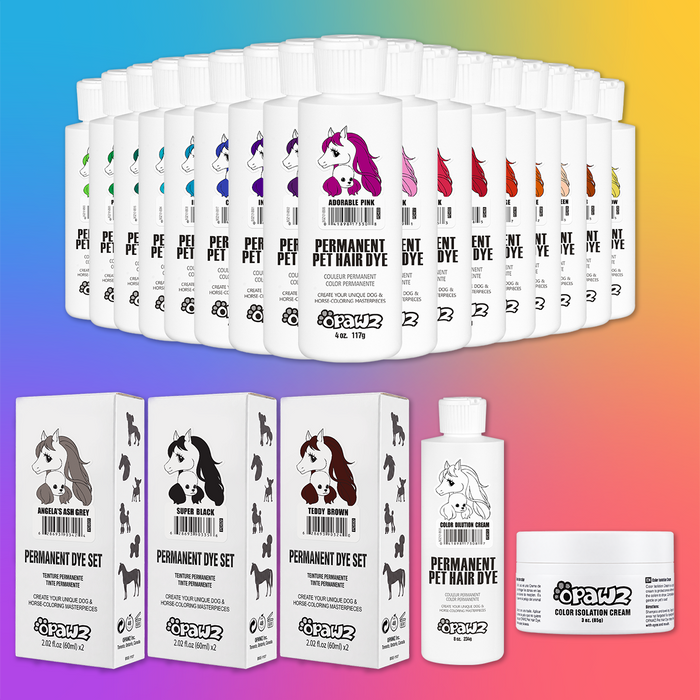 22pcs Dog Dye Groomer Starter Value Pack (VP04)