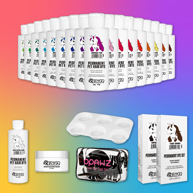 OPAWZ creative grooming pet hair dyes” style=