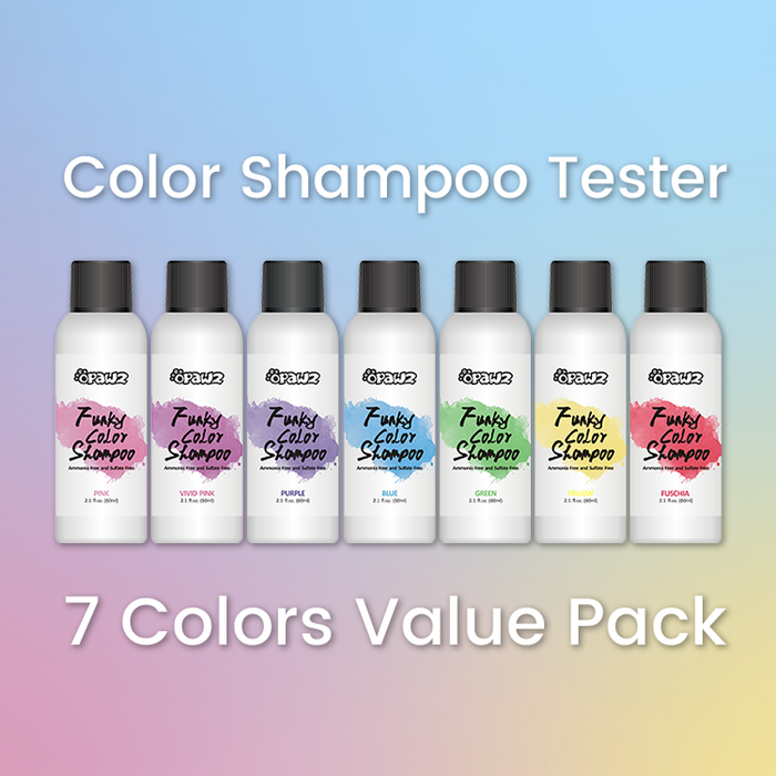 Champú de color de 60 ml, paquete económico de 7 piezas (VP20)