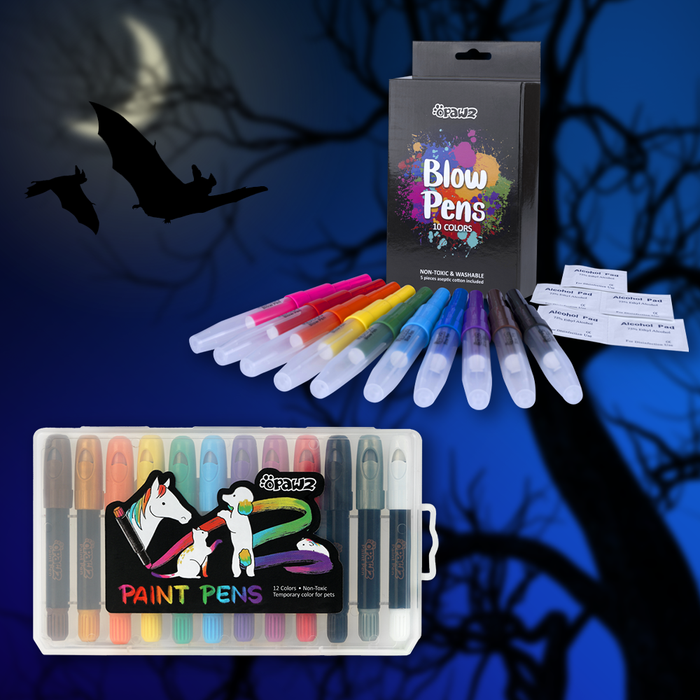 Halloween Value Pack - Paint Pens & Blow Pens (VP45)