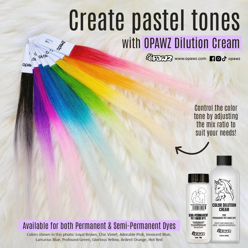 OPAWZ Permanent Color Dilution Cream, 8 oz. 234g (PD13)