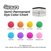 Pack Ahorro Tinte Semi-Permanente 8 Colores + Crema Diluyente (VP17)