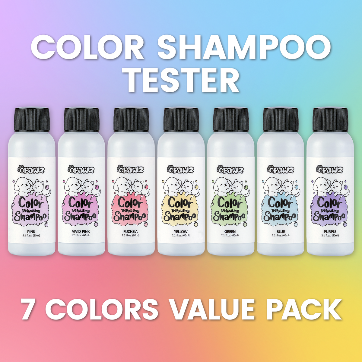 60mL Color Shampoo 7pcs Value Pack (VP20)