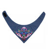 Collar Azul Marino Folk-Personalizado Denim - B038-2