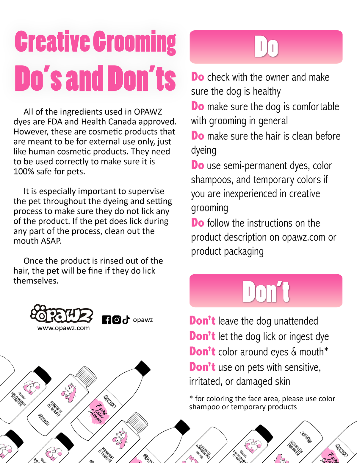 FREE Digital Download - OPAWZ Informational Posters & Resources
