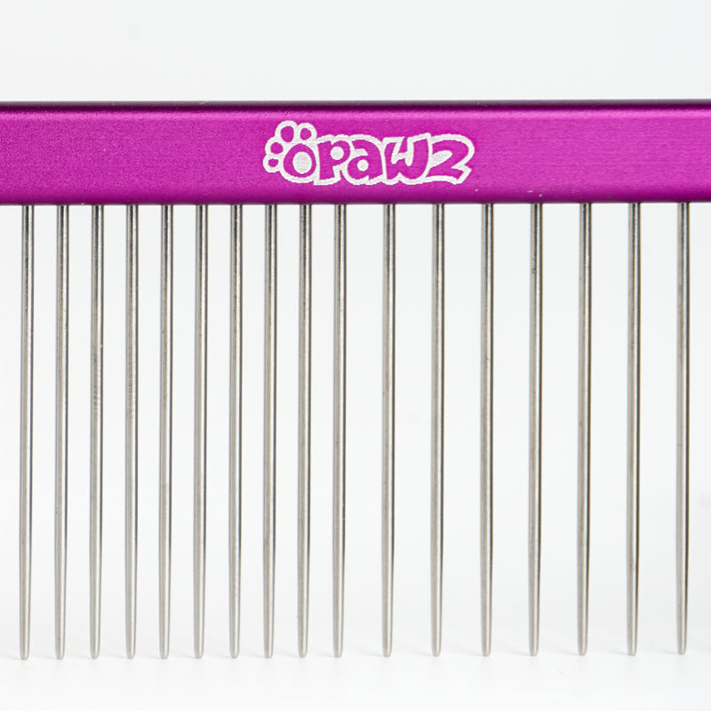 OPAWZ Professional Grooming Tail Comb (7.2" x 0.94", 45 Teeth) - 01