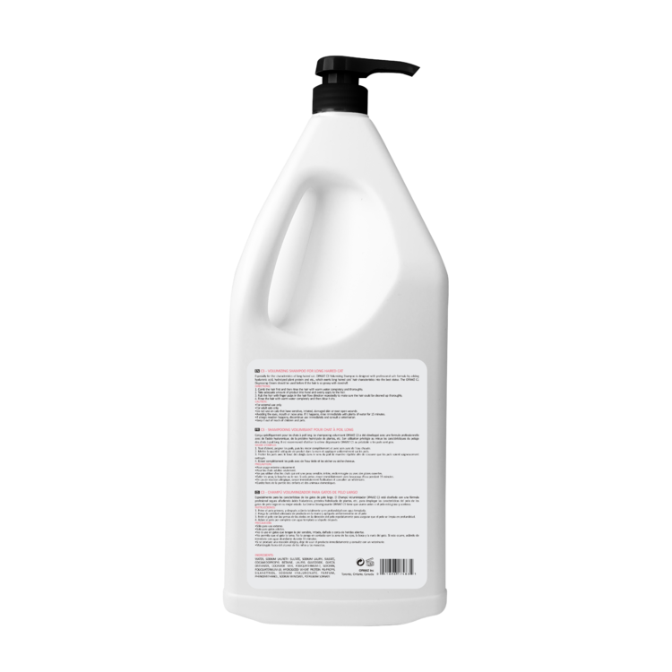 OPAWZ C3-Volumizing Shampooing pour chat à poils longs – 1 gallon