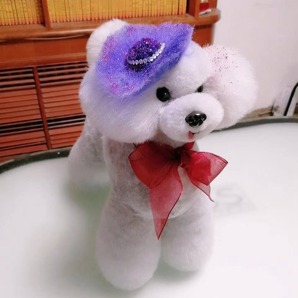 Full Body White Wig for Toy Poodle Model Dog - Practice Your