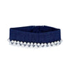 Denim Collar with Pearl - A043