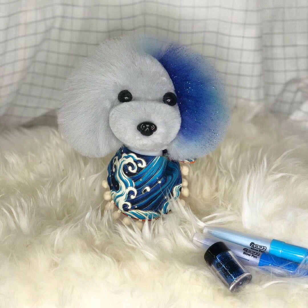 Grey Teddybear Toy Poodle Dog Head Wig – OPAWZ