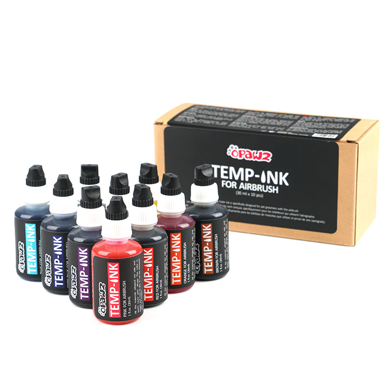 Temp Ink for Airbrush 10 Color Set (TA02)