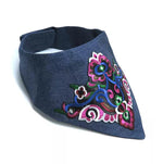 Denim Folk-Custom Navy Blue Collar - B038-2