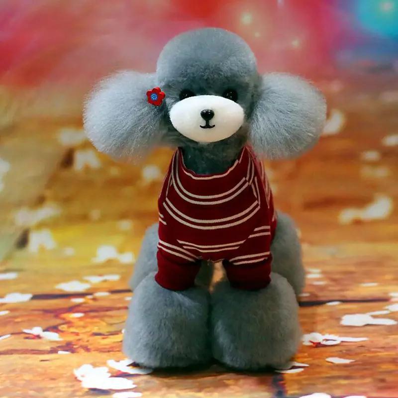 Grey Teddybear Toy Poodle Model Dog Whole Body Wig – OPAWZ