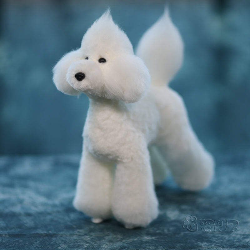 OPAWZ Toy Caniche Perruque de chien corps entier - Blanc (DW01-1)