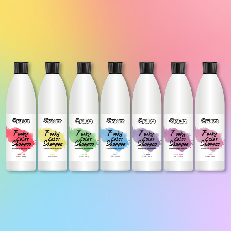 Pack économique de 7 shampooings colorés (VP39)
